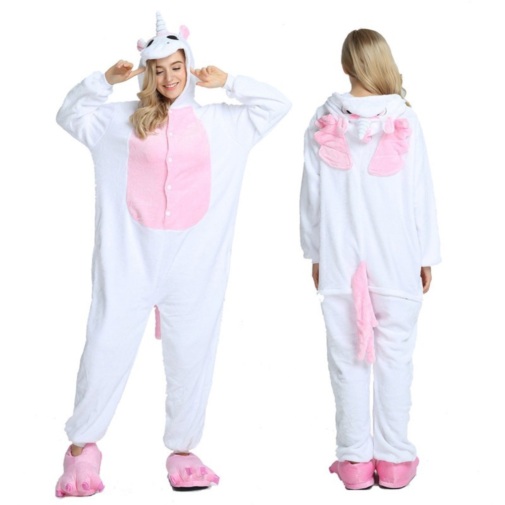 Adult pink unicorn onesie! small